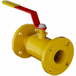 Кран шаровой газовый GAS PRO 11с67п GAS PRO ЦФ.00.1 ст.20, Ду 10-200 фланцевый полнопроходной с рукояткой